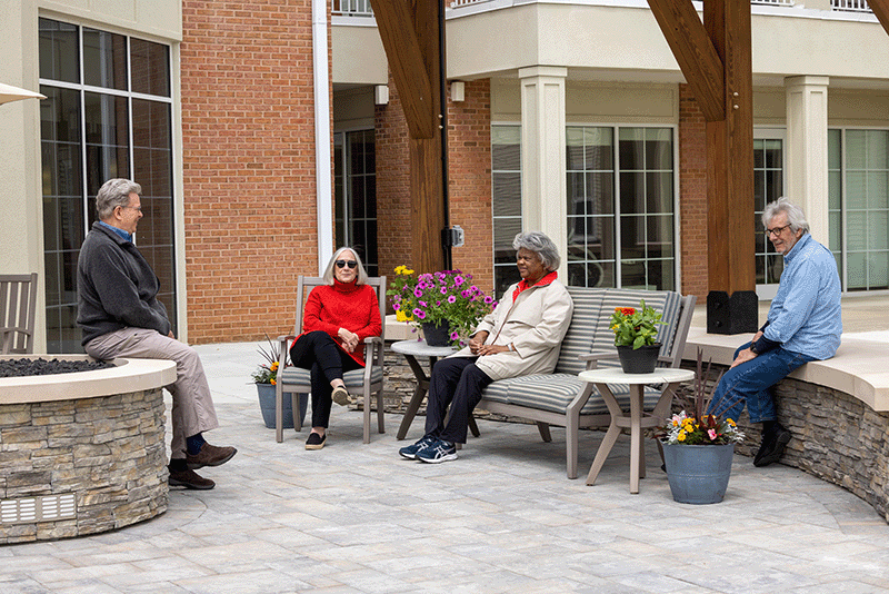 Buc Residents On Patio