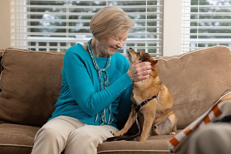 Buc Resident With Dog