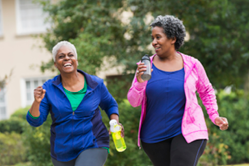 retirees walking